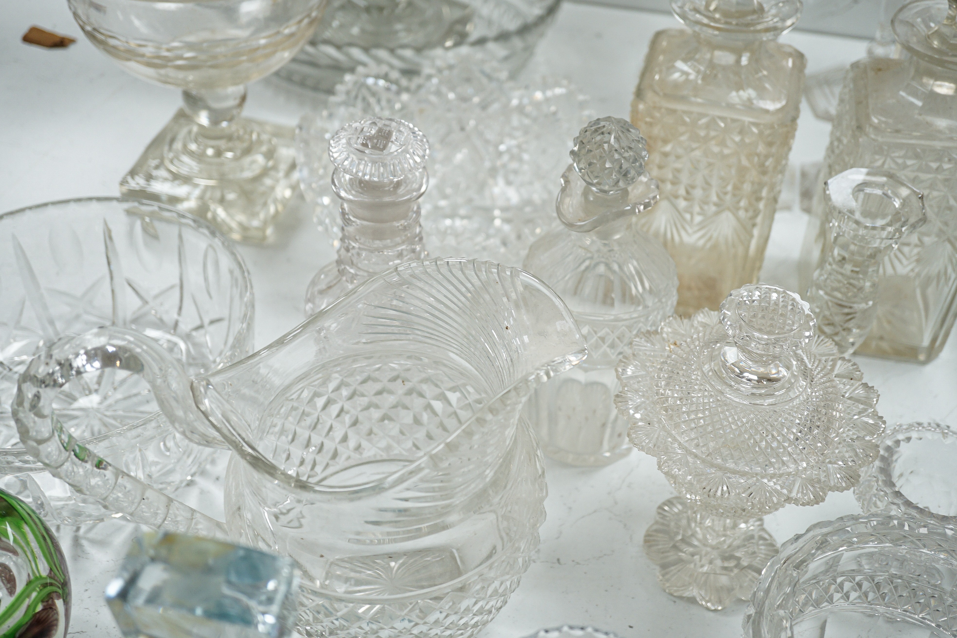 A large quantity of mixed glass, 19th/20th century